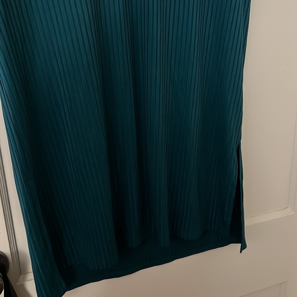 Catherine malandrino green oversized top/ dress size: M - Picture 3 of 7